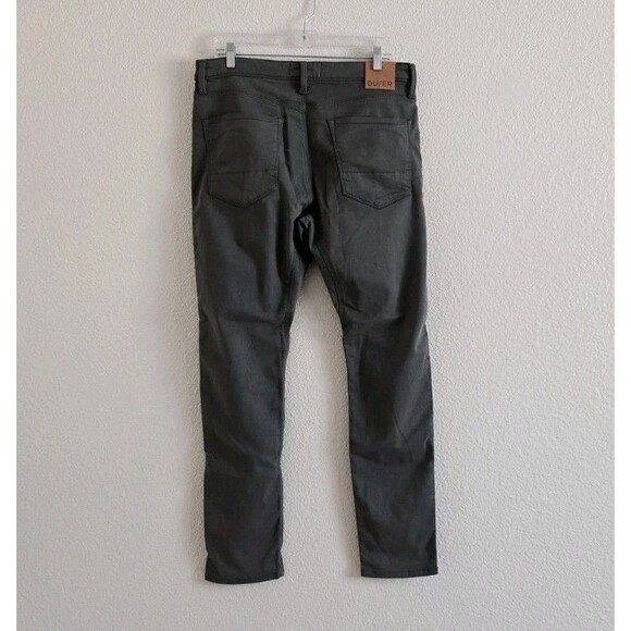DU/ER DUER N2X Slim Fit No Sweat Pants Mens 36x32 Gray Performance Stretch - Picture 4 of 8